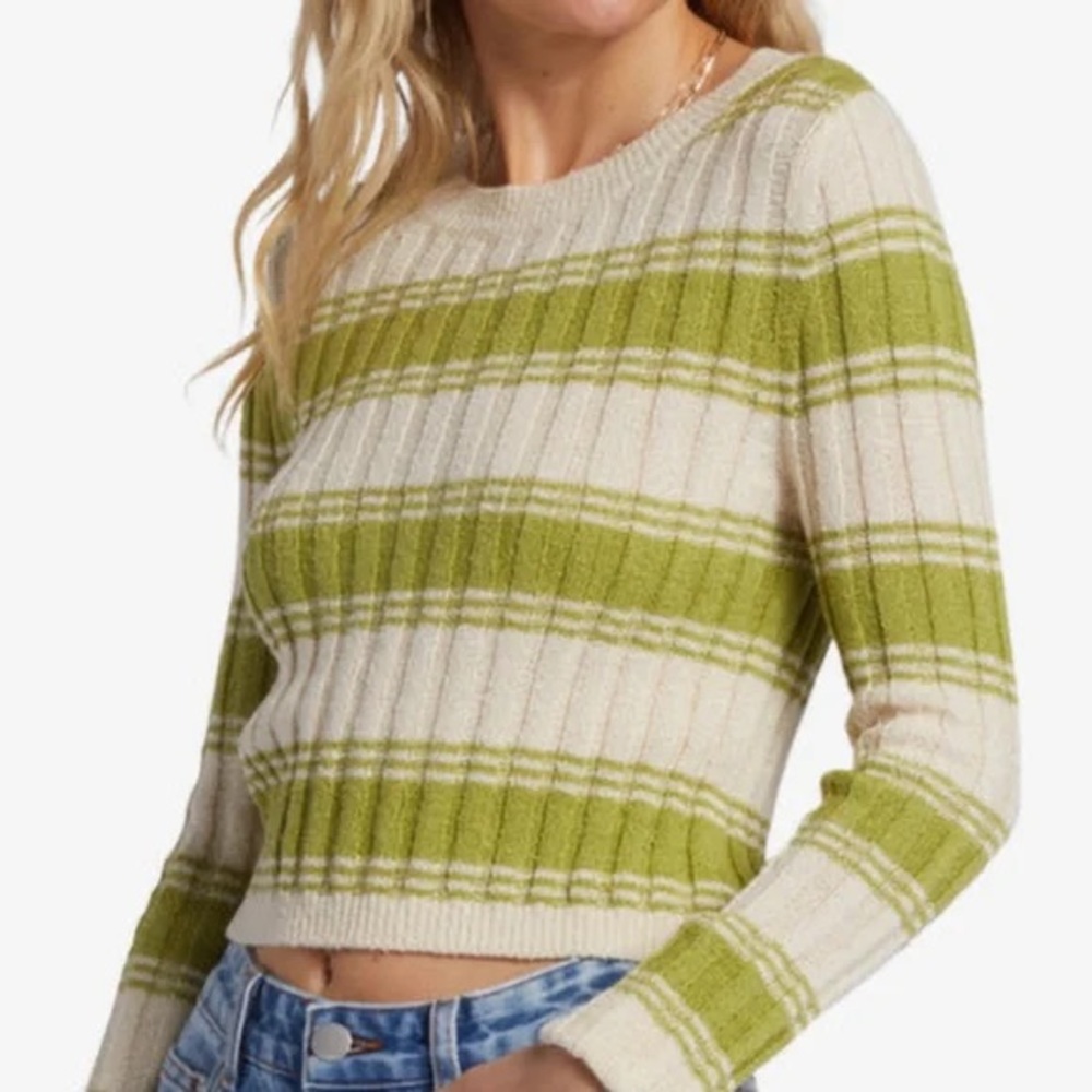 Billabong Striped Sweater Size Small